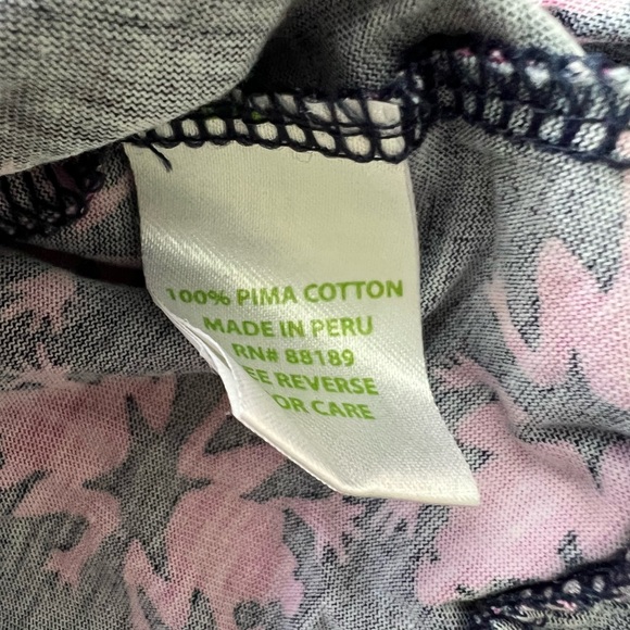 Lilly Pulitzer girls purple Frog Print Collared polo ruffle Dress XL 12-14 - Picture 4 of 5